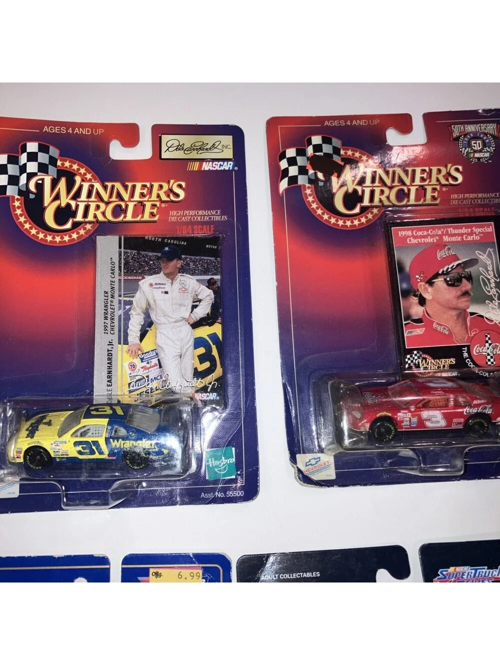 Lot of 7 VINTAGE MIX Racing Champions 